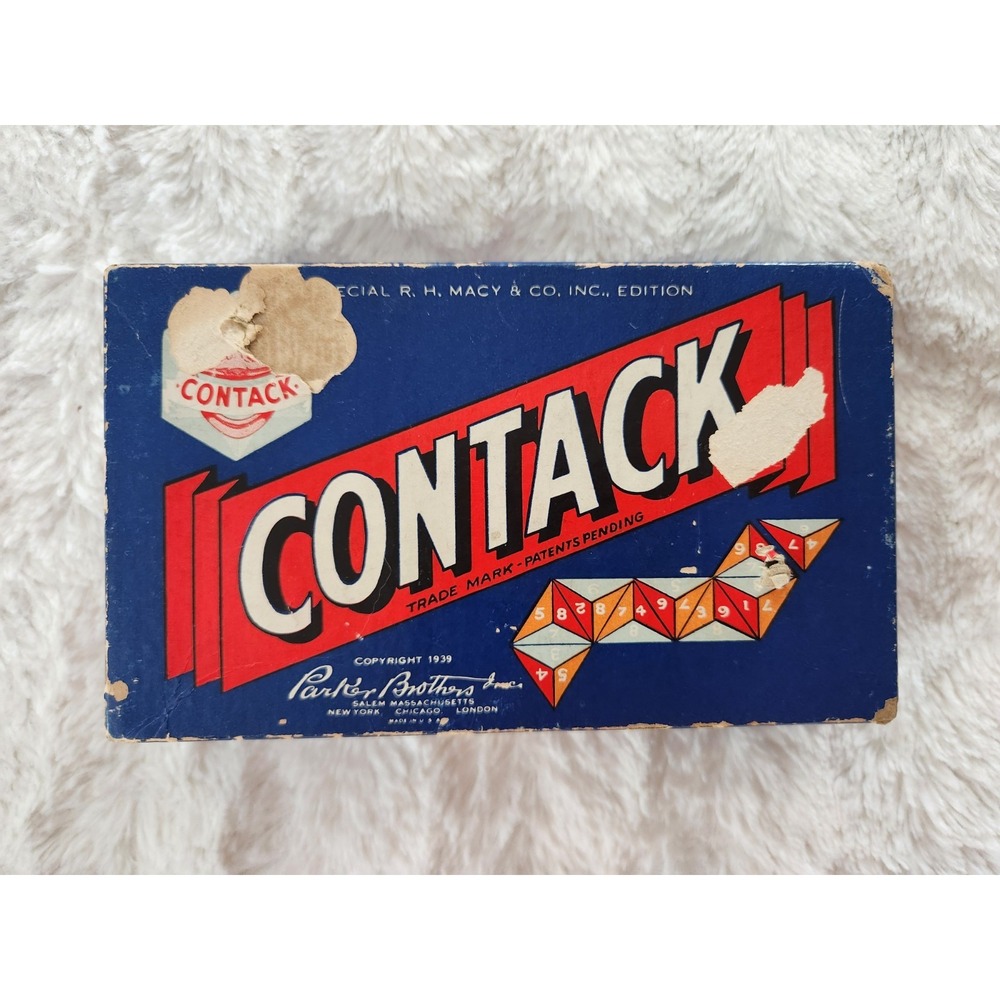 Contack Parker Brothers 1939 Game Special‎ R. H. Macy & Company Edition